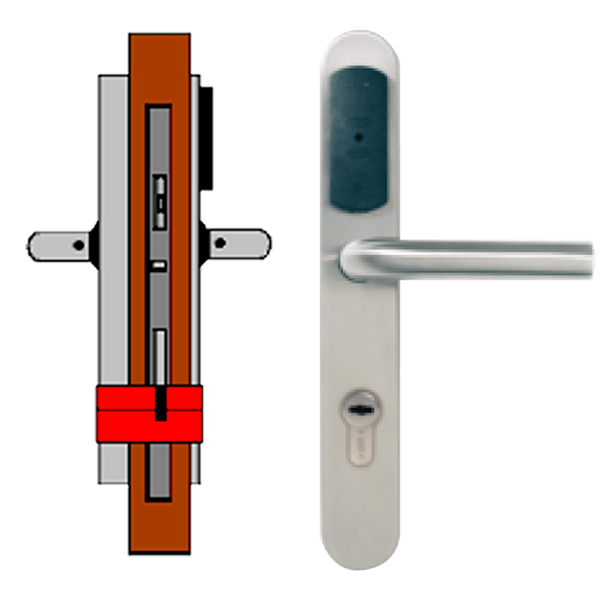 OFF-LINE (Update On Card) TESA® SMARTair™ Escutcheon L3V without Privacy [SNCC1pSL3Vxx8mI]