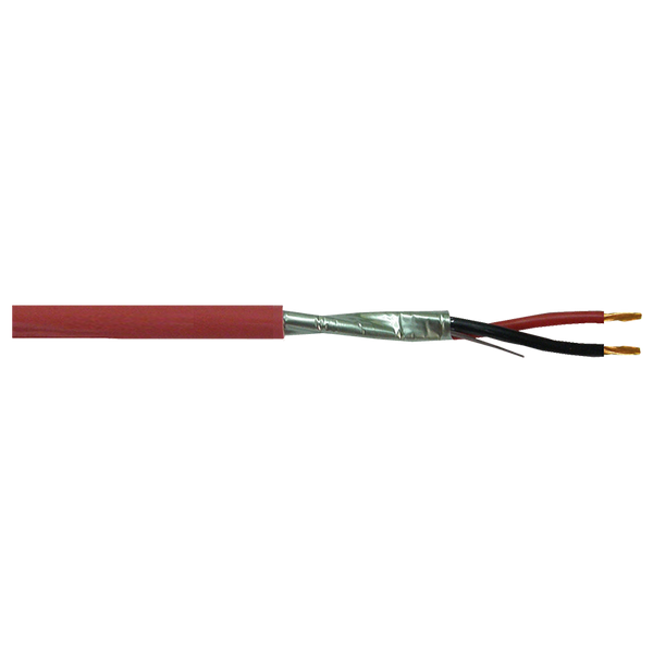 PHIROCAB® 2x1.5mm² Aluminum Shielded Cable S0Z1-K (AS +) - CPR - Red [01115002Q]