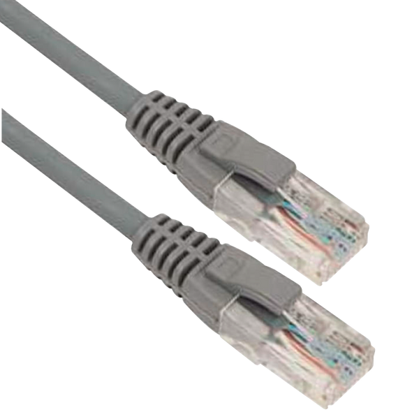 EXCEL® Category 6 Patch Lead U/UTP Unshielded LS0H Blade Booted 2m - Grey [100-311]