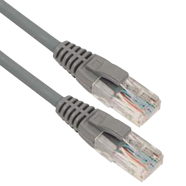 EXCEL® Category 6 Patch Lead U/UTP Unshielded LS0H Blade Booted 0.5m - Grey [100-395]
