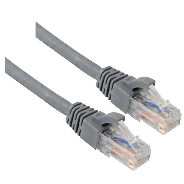 EXCEL® Category 6A Patch Lead U/UTP Unshielded LS0H Blade Booted 2m - Grey [100-501]