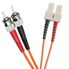 OM2 FO Patch Lead ST-SC 50/125 Duplex LS0H Orange 1 M [200-216]