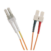 OM2 FO Patch Lead LC-ST 50/125 Duplex LS0H Orange 20 M [200-533]