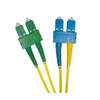 OS2 FO Patch Lead SC/UPC-SC/UPC 09/125 Duplex LS0H Yellow 2 M [201-022]