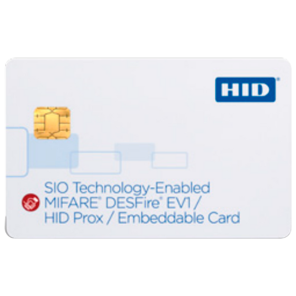 HID® SIO™ DESFire™ + Prox Embeddable Composite Card [3850CXE]