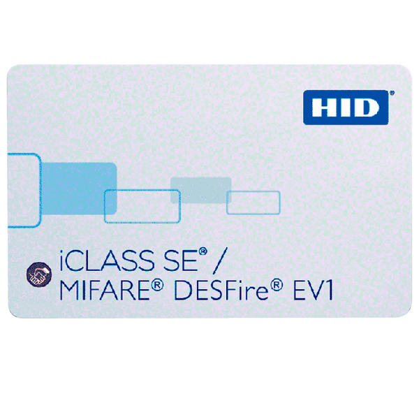 HID® iCLASS™ SE™ 32k (16k/16 + 16k/1) + DESFire™ Composite Card [3924xK]