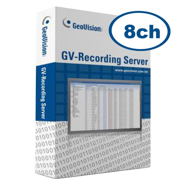 GEOVISION™ Recording Server (GV) GV-RS GV008 License [56-RG008-000]