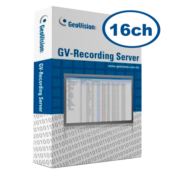 GEOVISION™ Recording Server GV-RS016 License (For Third-Party Cameras) [56-RS016-000]