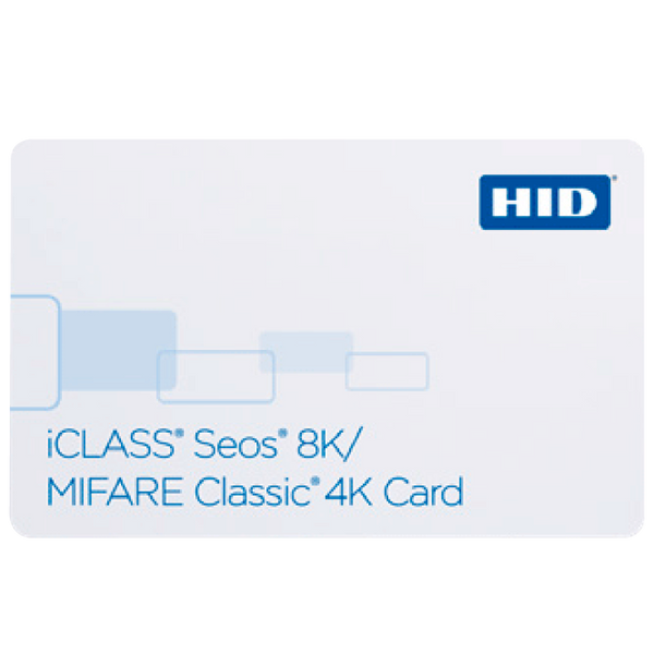 HID® iCLASS™ SEOS™ 8K + MIFARE® 4K Composite Card [5806PNGGANN4]