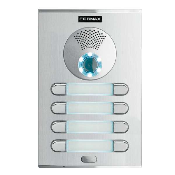 FERMAX® CITY™ S4 CP204 DUOX™ Color Plate (Video) - 8 Push Buttons [70048]