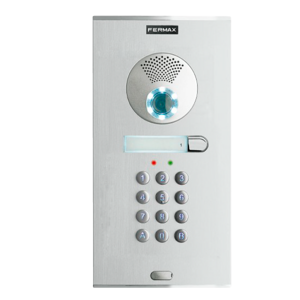 FERMAX® CITY™ MEMOVISION DUOX™ Color Entry Panel (Video) - Keypad + Push Button [7388]