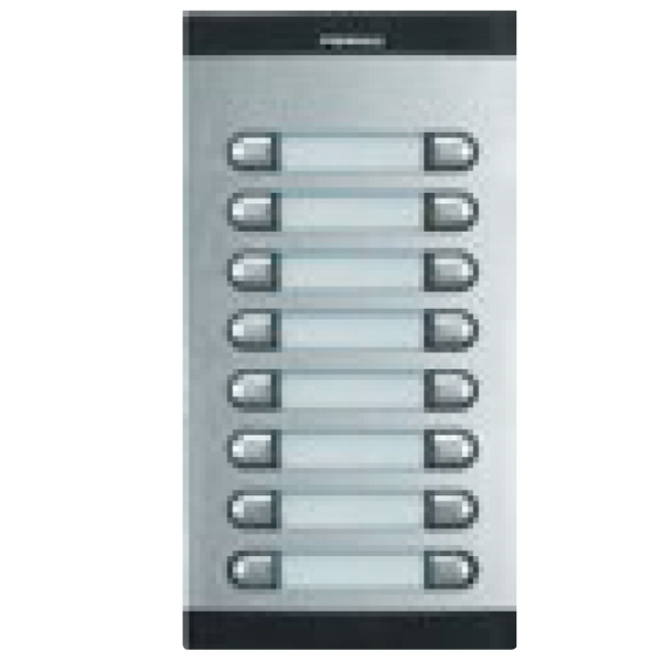 FERMAX® CITY™ Classic 5 P 208 Hollow Entry Panel with Keypad (4+N) - 16 Buttons [8627]