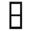 2N® Surface Installation Frame for 2 Black Modules [9155022B]