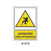 Warning & Danger Signboard Type 1 (Plastic Sheet - Class A) [A-216-A]