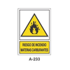 Warning & Danger Signboard Type 1 (Plastic Sheet - Class B) [A-233-B]