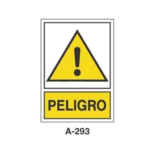 Warning & Danger Signboard Type 3 (Plastic Sheet - Class A) [A-293-A]