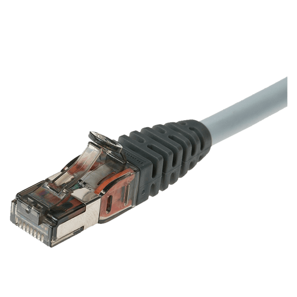 S/FTP Flexible Cat 6A  Patch Cord - 1 m - Gray [AC6PCG010-888HB]