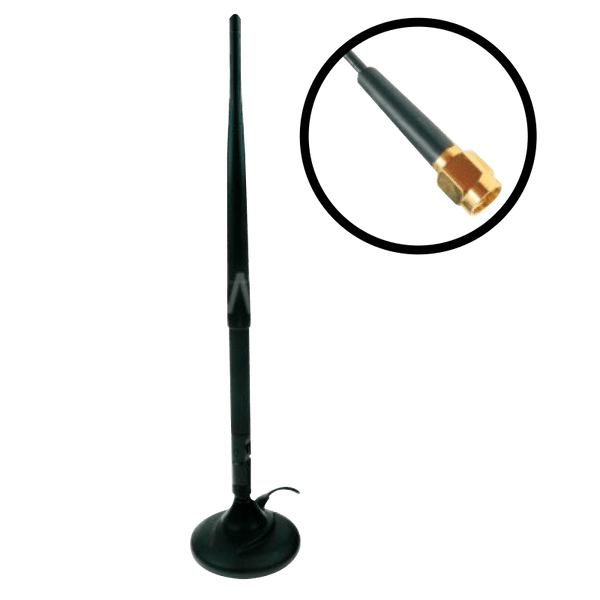 SECTRON® GSM/UMTS/LTE Antenna - Magnetic 50, 3-5dBi, SMA(m), 3m RG174 [AO-ALTE-MG5S]