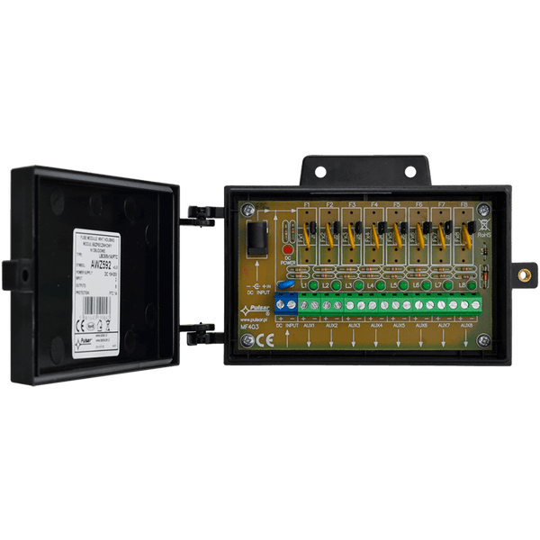 PULSAR® LBC8/8x1A/PTC Distribution Module and Fuses in ABS [AWZ592]