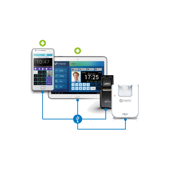 VIRDI® BIO SEAL V-TERMINAL Enrollment Biometric Reader [BIO SEAL V-TERMINAL]