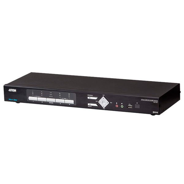 4-Port USB DVI Multi-View KVMP™ ATEN™ Switch [CM1164A-AT-G]