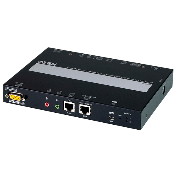 ATEN™ 1-Local/Remote Share Access Single Port VGA KVM over IP Switch  [CN9000-AT-G]