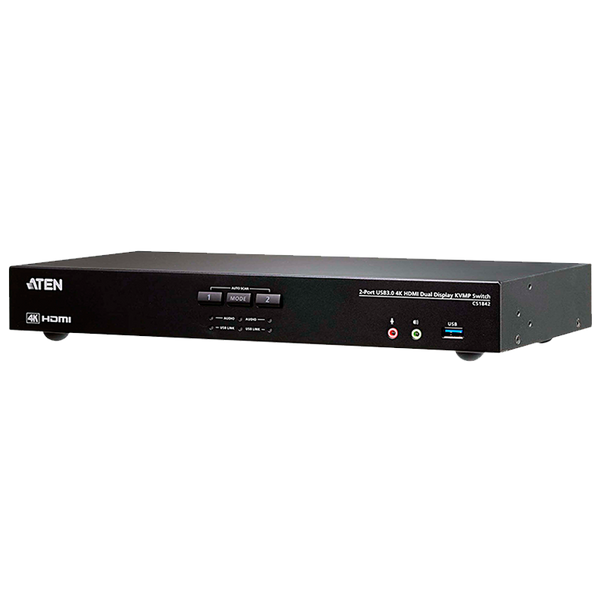 2-Port USB 3.0 4K HDMI Dual Display KVMP™ ATEN™ Switch [CS1842-AT-G]