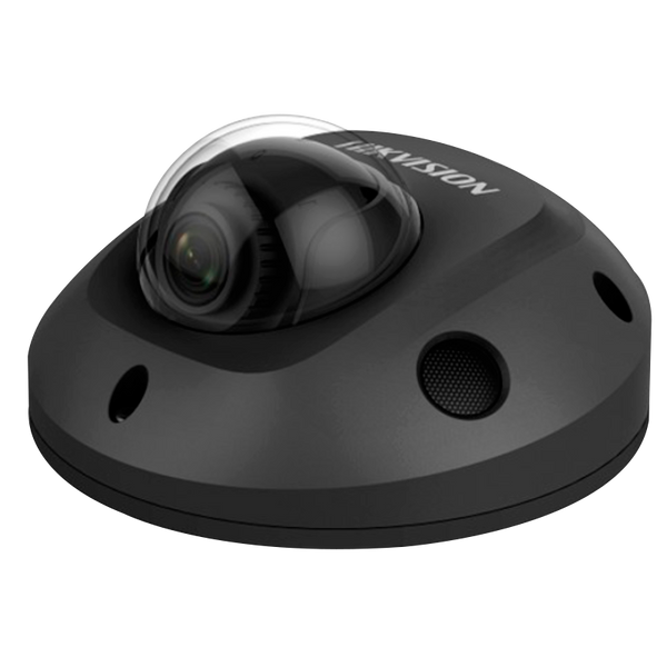 HIKVISION™ 4MPx 2.8mm Compact IP Mini Dome with IR EXIR 10m (+ Audio and Alarm) - Black [DS-2CD2545FWD-IS/B]