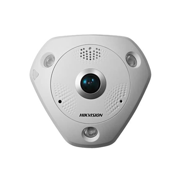 HIKVISION™ 360º IP Mini Dome (Fisheye) 6MPx 6MPx 1.27mm with IR 10m (+Audio & Alarm) [DS-2CD6362F-I]