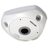 HIKVISION™ 360º IP Mini Dome (Fisheye) 6MPx 12MPx 1.27mm with IR 3x15m for Outdoors (+Audio & Alarm) [DS-2CD63C5G0-IVS]