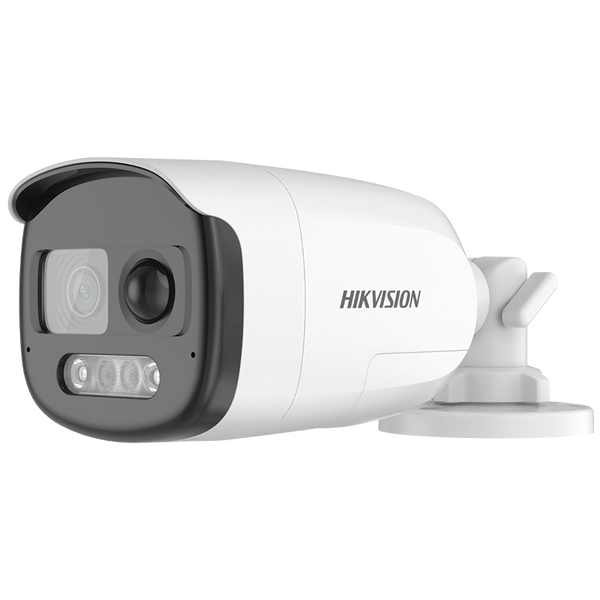 HIKVISION™ 2MPx (1080P) 2.8mm Bullet  Camera with White Light 40m (+Audio & Siren & PIR) [DS-2CE12DF3T-PIRXOS]