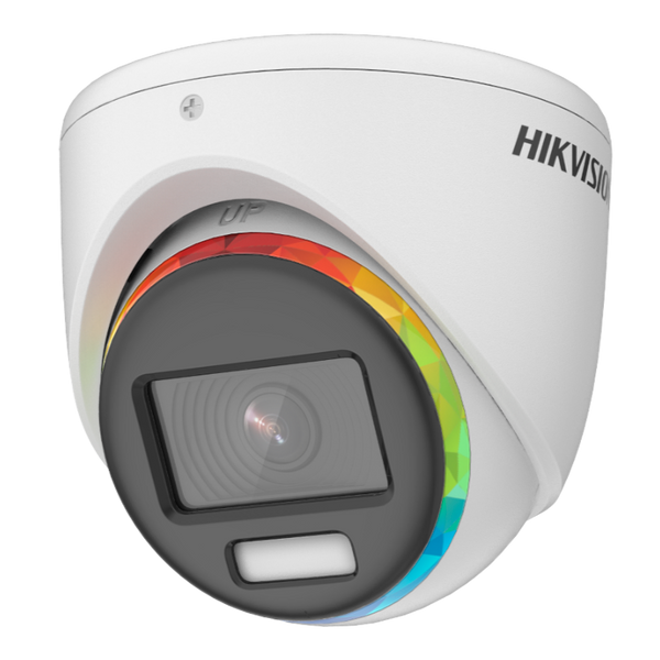 HIKVISION™ HD-TVI 5MPx 2.8mm Mini-Dome with White Light Illumination 20m [DS-2CE70DF8T-MF]