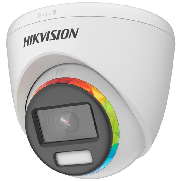 HIKVISION™ HD-TVI 2MPx 2.8mm Mini-Dome wuth White Light Focus 40m (IP68) [DS-2CE72DF8T-F]