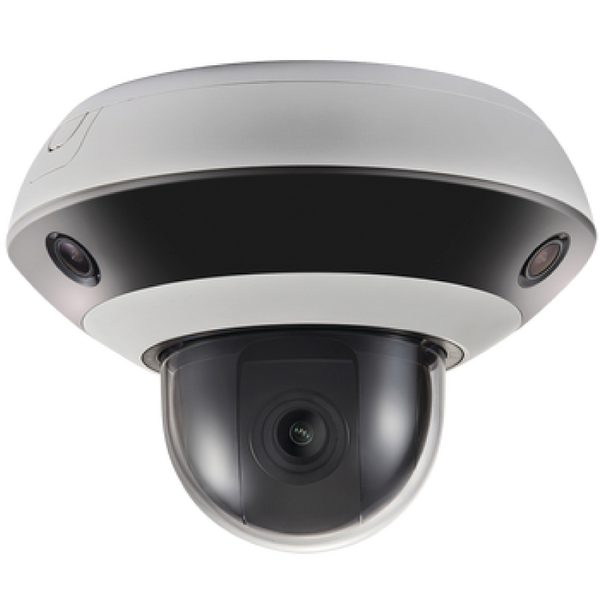 HIKVISION™ 2x2MPx Mobile IP + Panoramic Mini Dome with IR 10m (+ Audio) [DS-2PT3122IZ-DE3]