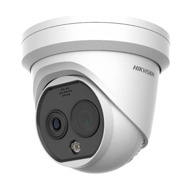 HIKVISION™ 256x192 - 3.6mm (2688 x 1520 - 4.3mm) Bi-Spectral Thermographic Bullet IP Camera with IR 15m [DS-2TD1228T-3/QA]