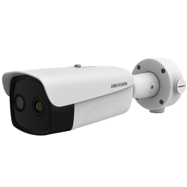 HIKVISION™ Bi-Spectral Thermographic Bullet IP Camera 4MPx / 384x288 15mm with Detection of Fever with IR 50m [DS-2TD2636B-15/P]