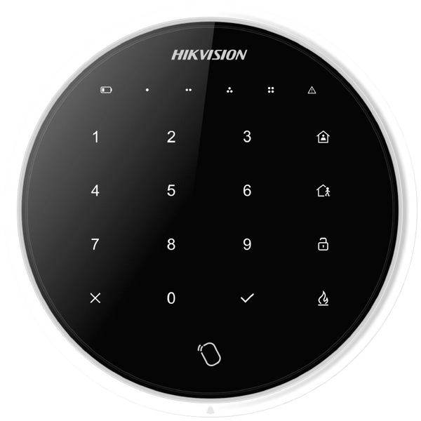 PYRONIX™ Wireless Bidirectional Keypad - Black [DS-PKA-WLM-868(B)]