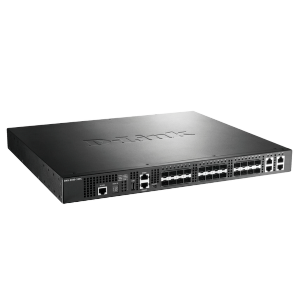 D-Link® 20-Ports SFP (+4 TP / SFP+ 10G) Stackable Core Switch - Layer 3 [DXS-3400-24SC]