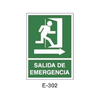 Emergency/Evacuation Signboard Type 1 (Plastic Sheet - Class B) [E-302-B]