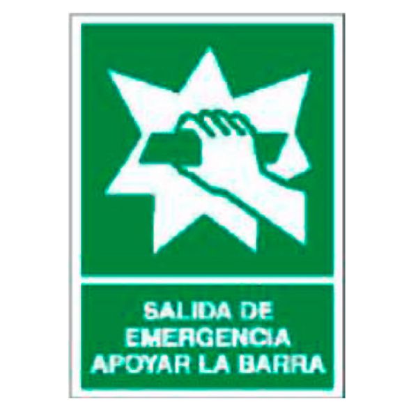 Emergency/Evacuation Signboard Type 1 (Plastic Sheet - Class B) [E-304-B]