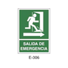 Emergency/Evacuation Signboard Type 1 (Plastic Sheet - Class A) [E-306-A]