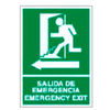 Emergency/Evacuation Signboard Type 1 (Plastic Sheet - Class B) [E-323-B]