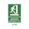 Emergency/Evacuation Signboard Type 1 (Plastic Sheet - Class B) [E-330-B]