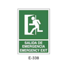 Emergency/Evacuation Signboard Type 2 (Plastic Sheet - Class A) [E-338-A]