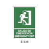 Emergency/Evacuation Signboard Type 2 (Plastic Sheet - Class A) [E-339-A]