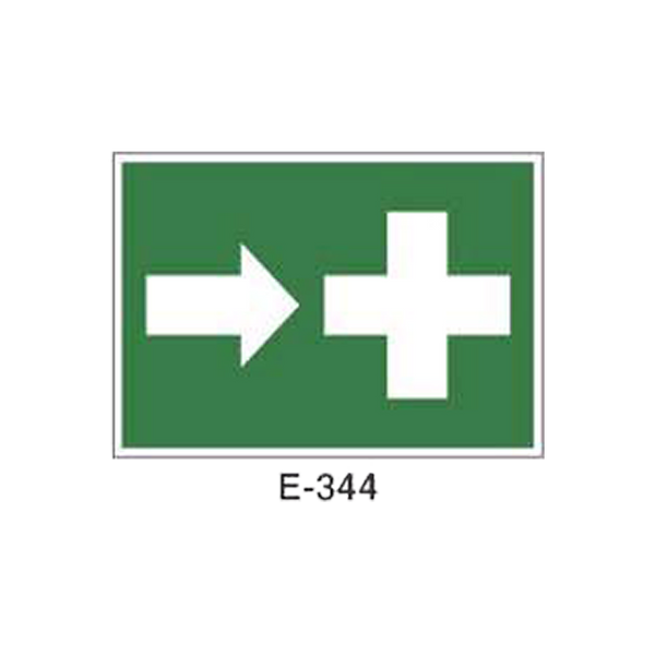 Emergency/Evacuation Signboard Type 2 (Plastic Sheet - Class A) [E-344-A]