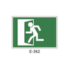 Emergency/Evacuation Signboard Type 2 (Plastic Sheet - Class A) [E-362-A]