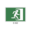 Emergency/Evacuation Signboard Type 2 (Plastic Sheet - Class B) [E-363-B]