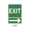 Emergency/Evacuation Signboard Type 2 (Plastic Sheet - Class B) [E-367-B]