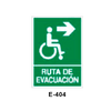 Emergency/Evacuation Signboard for Disabled People (Plastic Sheet - Class A) [E-404-A]